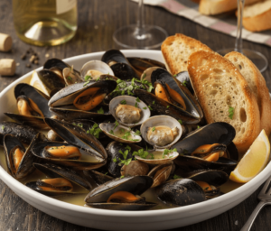 pepata cozze e vongole | ristorante crosare